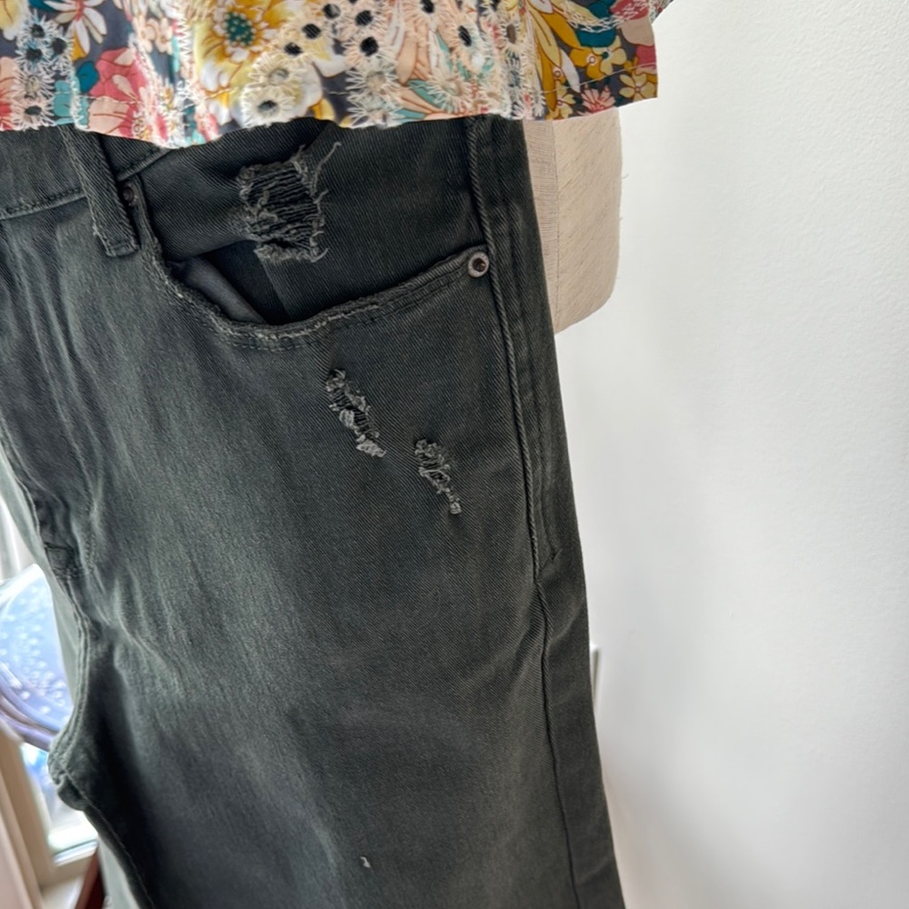 Kensie Green Skinny Jeans Casual Style - Picture 4 of 7